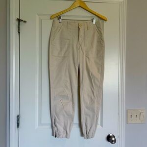Banana Republic women’s mid rise chino cargo joggers